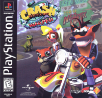 Crash Bandicoot Warped Playstation US box art